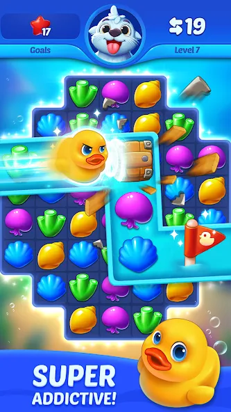 Ocean Match [МОД Бесконечные монеты] APK Android Screenshot 3