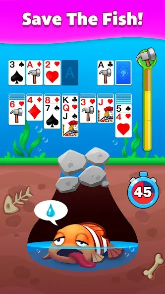 Solitaire Fish [МОД Unlocked] APK Android Screenshot 2
