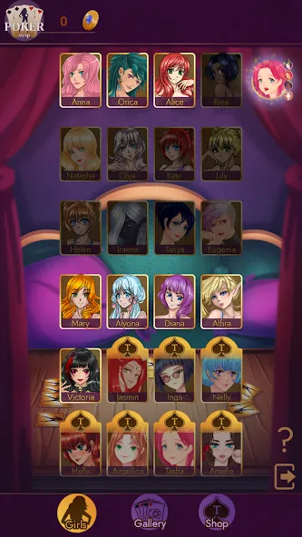 Sexy Poker (Сексуальный покер) [МОД Unlocked] APK Android Screenshot 2