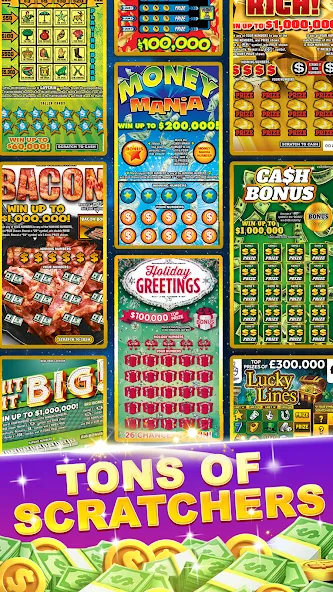 Lottery Scratchers Master (Лотерейные скретчкарты мастер) [МОД Premium] APK Android Screenshot 4
