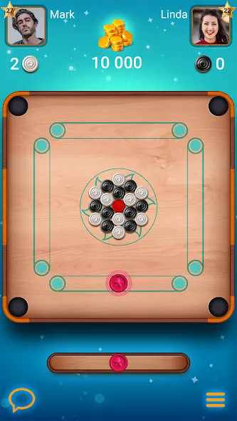 Carrom Lure - Disc pool game (Карром Лур) [МОД Меню] APK Android Screenshot 3