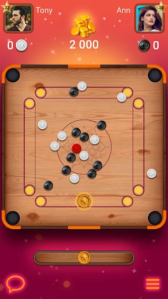 Carrom Lure - Disc pool game (Карром Лур) [МОД Меню] APK Android Screenshot 5