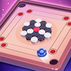 Carrom Lure - Disc pool game (Карром Лур) [МОД Меню] APK Android