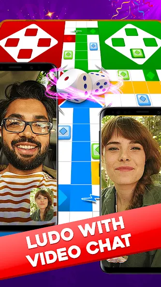 Ludo Lush-Game with Video Call (Людо Луш) [МОД Меню] APK Android Screenshot 1