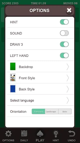 Solitaire. [МОД Бесконечные монеты] APK Android Screenshot 4