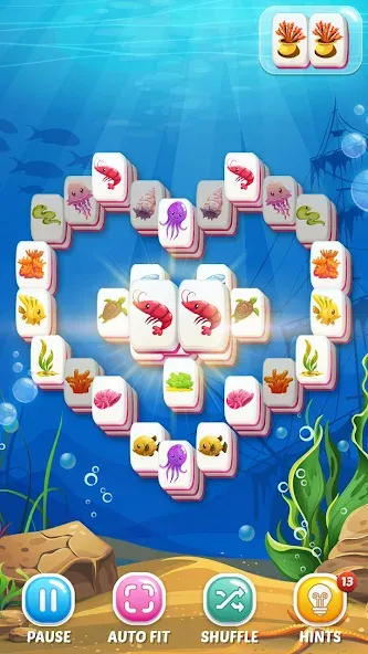 Mahjong Fish (Маджонг Рыбы) [МОД Меню] APK Android Screenshot 1