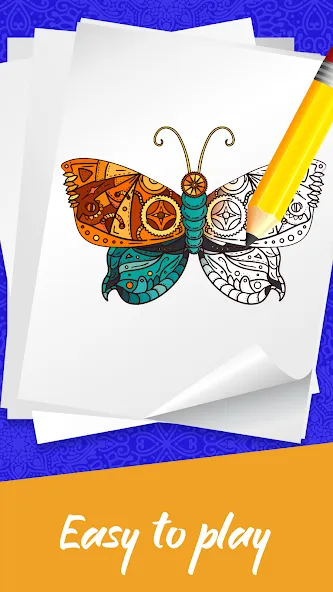 Mandala Coloring Book Game (Мандала Книга раскрасок  Игра) [МОД Много денег] APK Android Screenshot 2