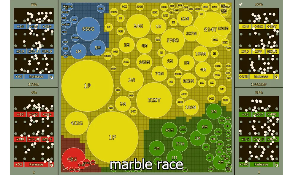 Marble Race and Territory War (Марбл Рейс и Территориальная Война) [МОД Все открыто] APK Android Screenshot 4