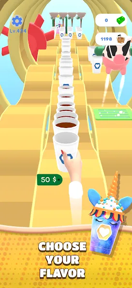 Coffee Stack (Кофейная башня) [МОД Бесконечные монеты] APK Android Screenshot 1