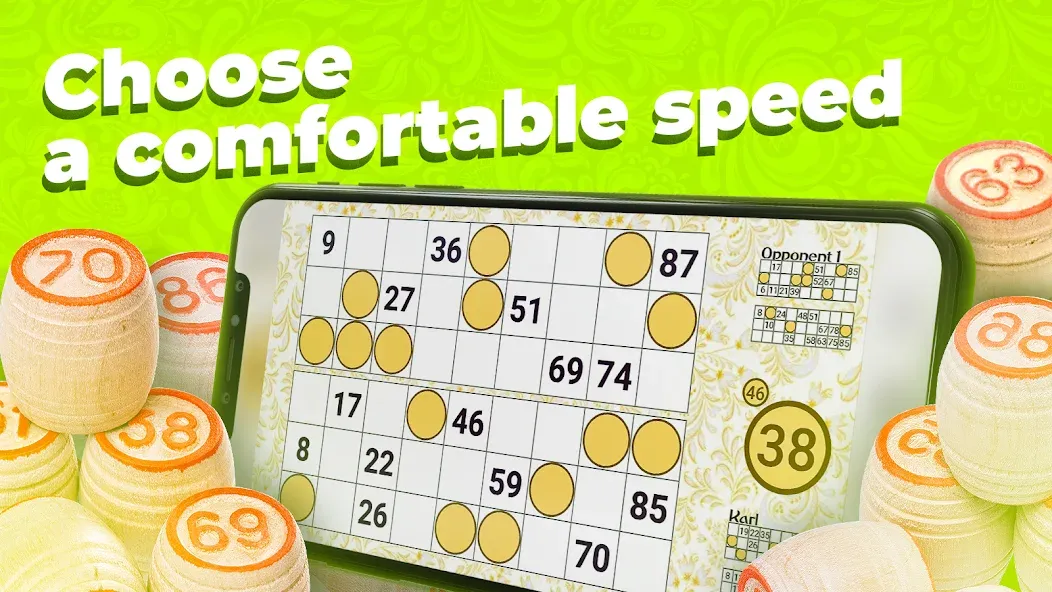 Russian Loto - 90 Ball Bingo [МОД Mega Pack] APK Android Screenshot 5
