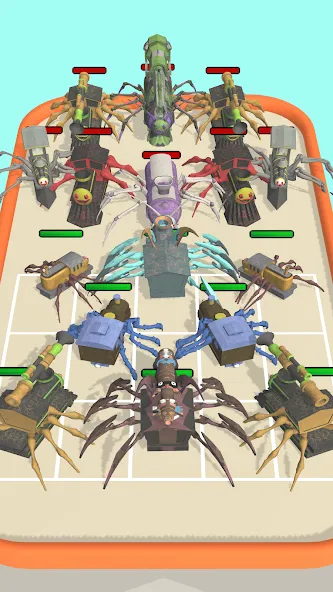 Merge Spider Train [МОД Premium] APK Android Screenshot 3