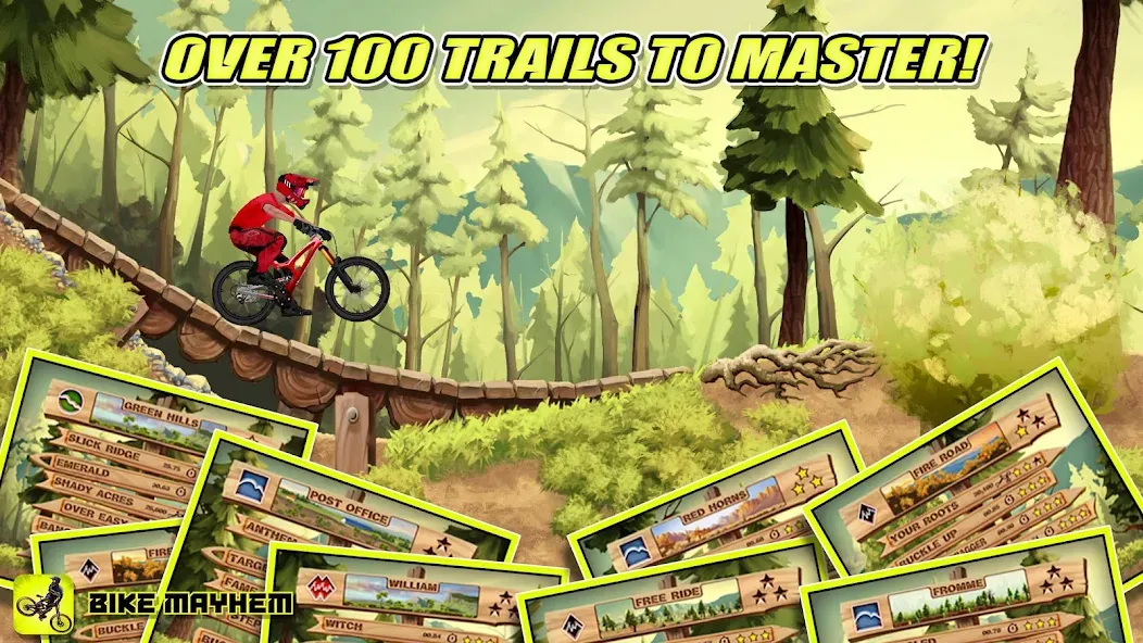 Bike Mayhem Free (Байк Мейхем Фри) [МОД Mega Pack] APK Android Screenshot 4
