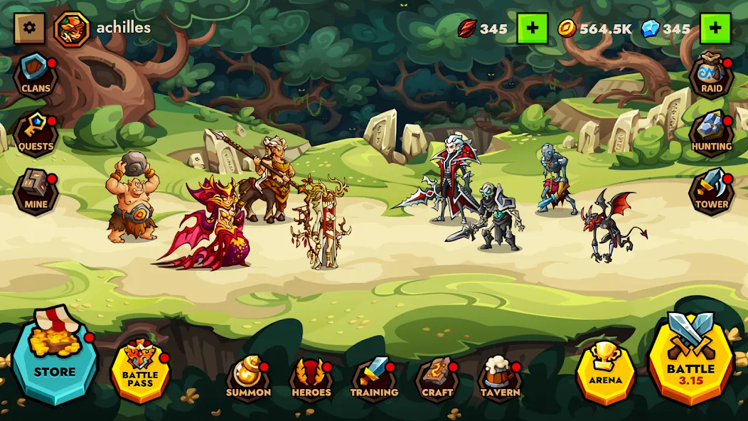 Legendlands - Legendary RPG (Легендлендс) [МОД Mega Pack] APK Android Screenshot 1