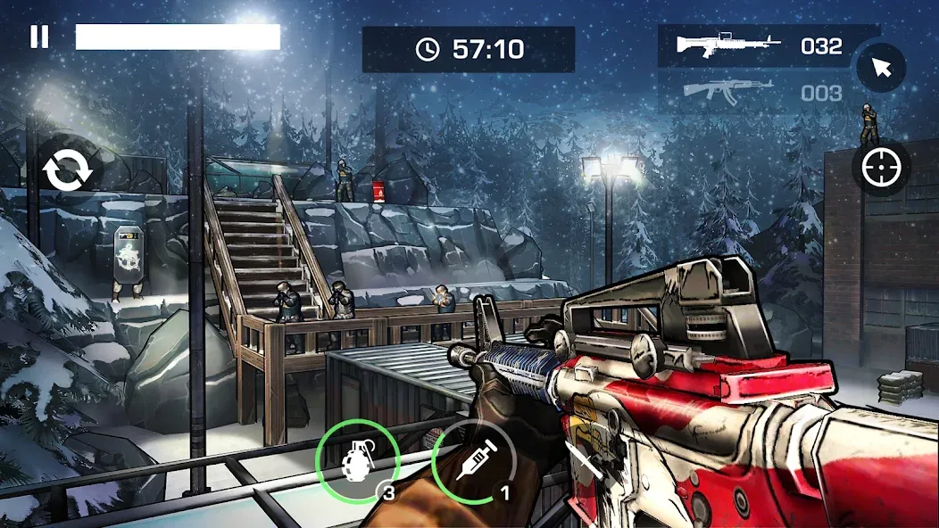 Gun Shooting Games Offline FPS (Ган 2) [МОД Бесконечные монеты] APK Android Screenshot 1