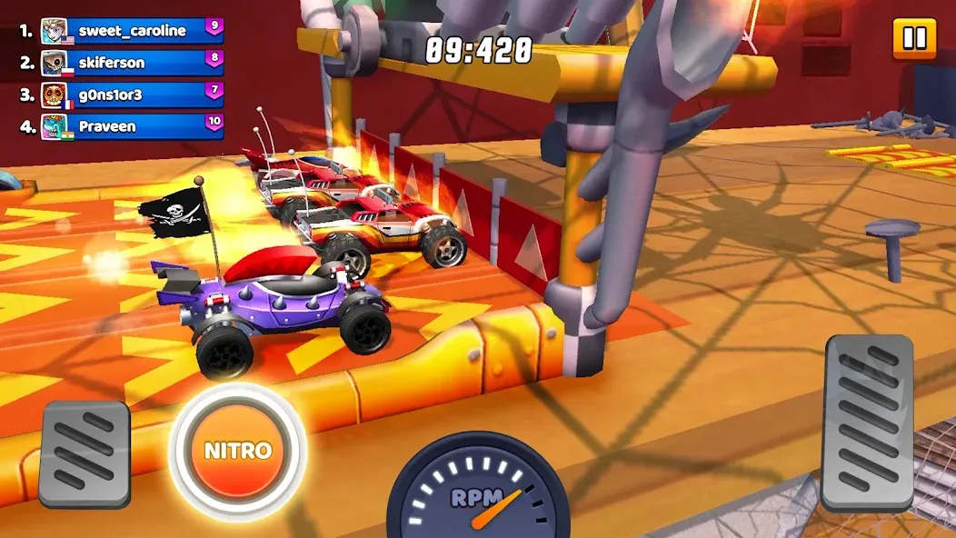 Nitro Jump - Car Racing (Нитро Джамп Рейсинг) [МОД Unlocked] APK Android Screenshot 1