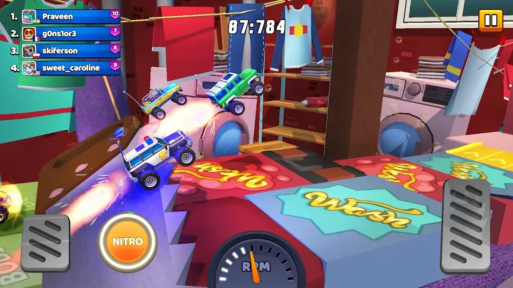 Nitro Jump - Car Racing (Нитро Джамп Рейсинг) [МОД Unlocked] APK Android Screenshot 4