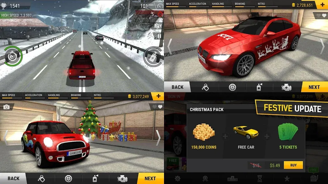 Racing Fever (Рейсинг Фивер) [МОД Unlocked] APK Android Screenshot 4