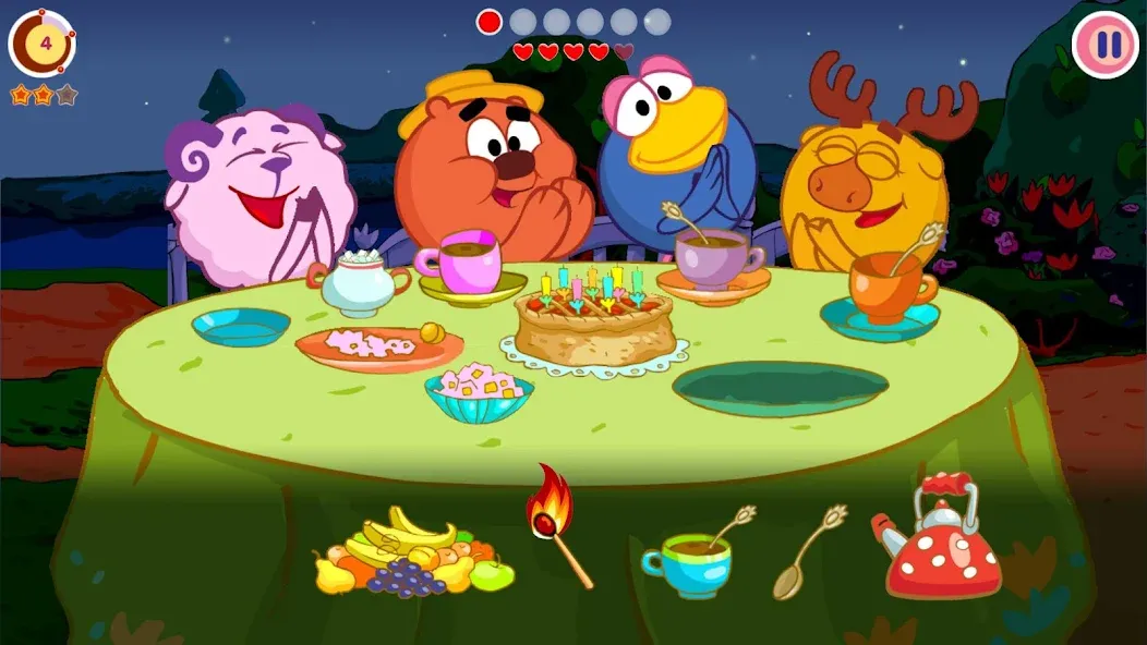 Смешарики. Сладкая жизнь [МОД Меню] APK Android Screenshot 3