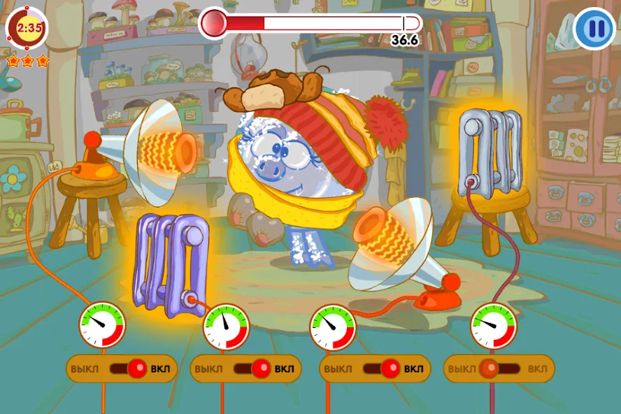 Смешарики. Прощай, зима! [МОД Mega Pack] APK Android Screenshot 2