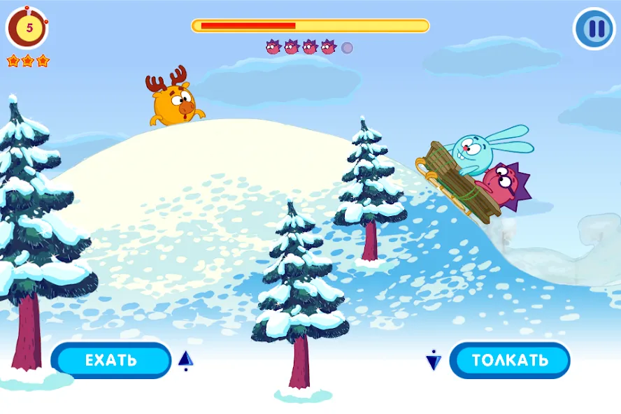 Смешарики. Прощай, зима! [МОД Mega Pack] APK Android Screenshot 3