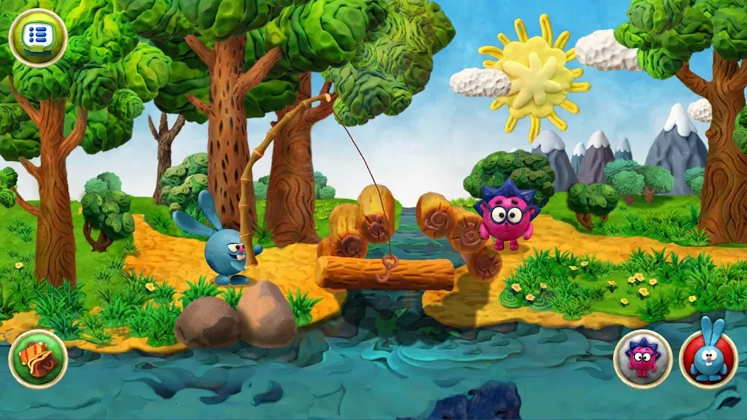 Смешарики. Параллельные миры [МОД Premium] APK Android Screenshot 4