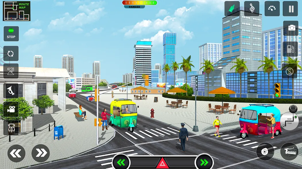 Tuk Tuk Auto Rickshaw Game 3d [МОД Unlocked] APK Android Screenshot 4