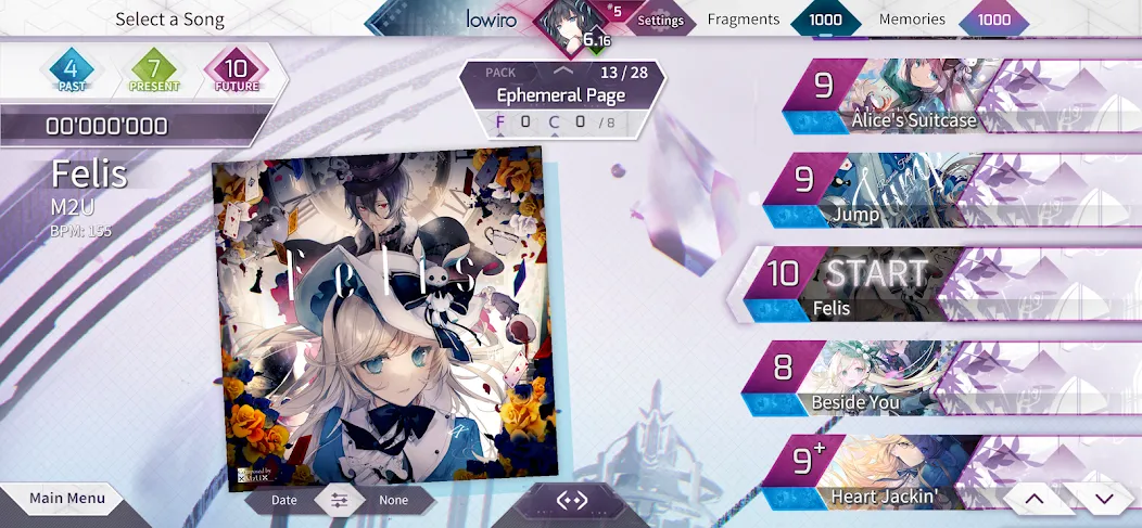 Arcaea (Аркэя) [МОД Все открыто] APK Android Screenshot 3