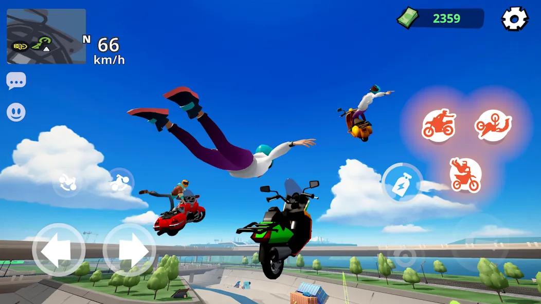 Moto City: Mad Bike Delivery (Мото Сити) [МОД Все открыто] APK Android Screenshot 3