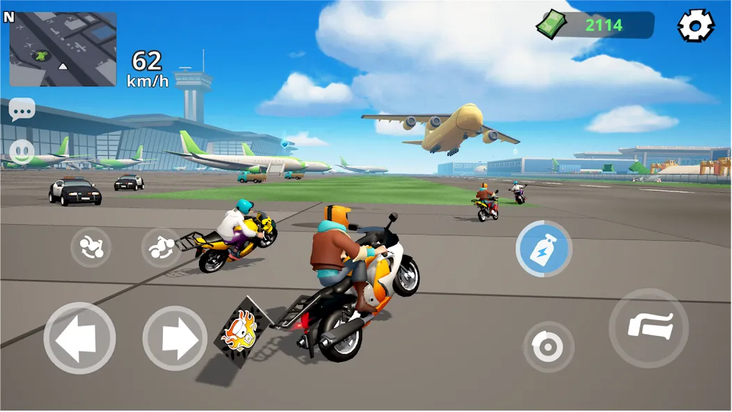 Moto City: Mad Bike Delivery (Мото Сити) [МОД Все открыто] APK Android Screenshot 4