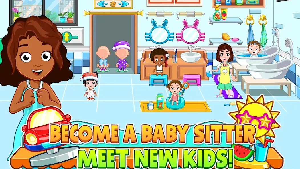 My City : Babysitter (Мой город) [МОД Бесконечные монеты] APK Android Screenshot 5