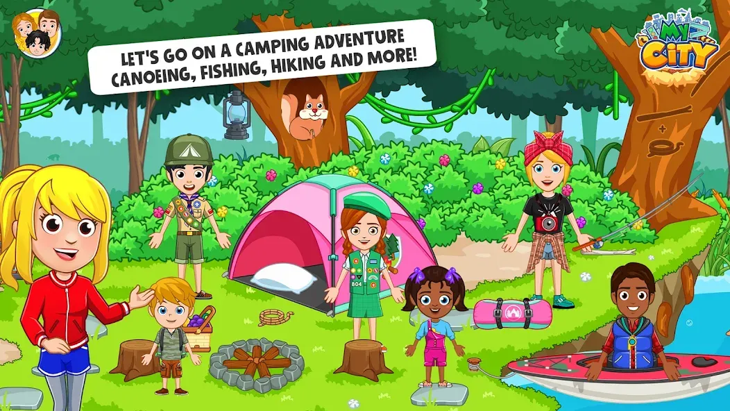 My City : Wildlife Camping (Мой город) [МОД Mega Pack] APK Android Screenshot 1
