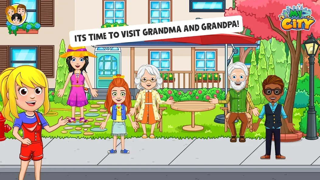 My City : Grandparents Home (Мой город) [МОД Бесконечные монеты] APK Android Screenshot 1
