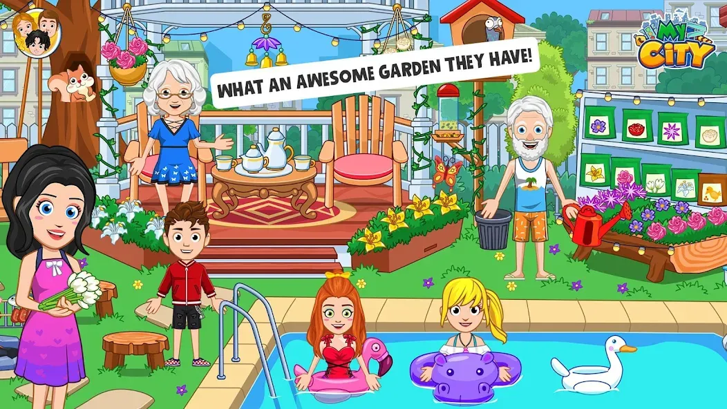 My City : Grandparents Home (Мой город) [МОД Бесконечные монеты] APK Android Screenshot 4