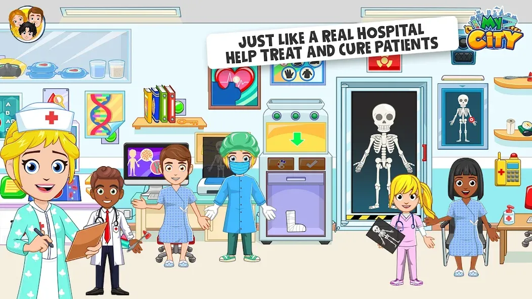 My City : Hospital (Мой город) [МОД Много денег] APK Android Screenshot 2