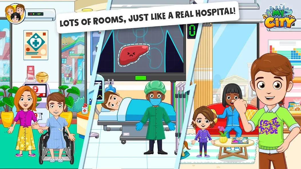My City : Hospital (Мой город) [МОД Много денег] APK Android Screenshot 5