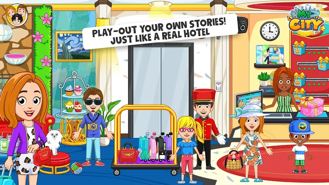 My City : Hotel (Мой Город) [МОД Все открыто] APK Android Screenshot 2