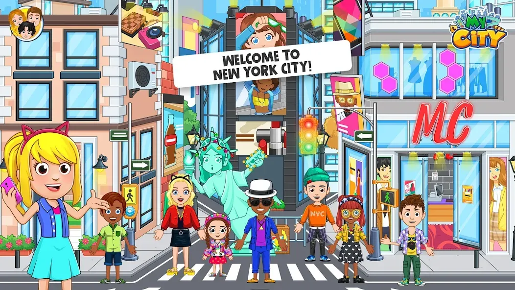 My City: NewYork Trip (Мой город) [МОД Premium] APK Android Screenshot 1