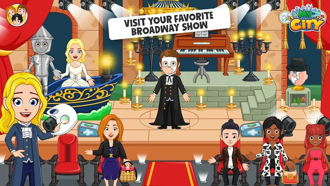 My City: NewYork Trip (Мой город) [МОД Premium] APK Android Screenshot 2