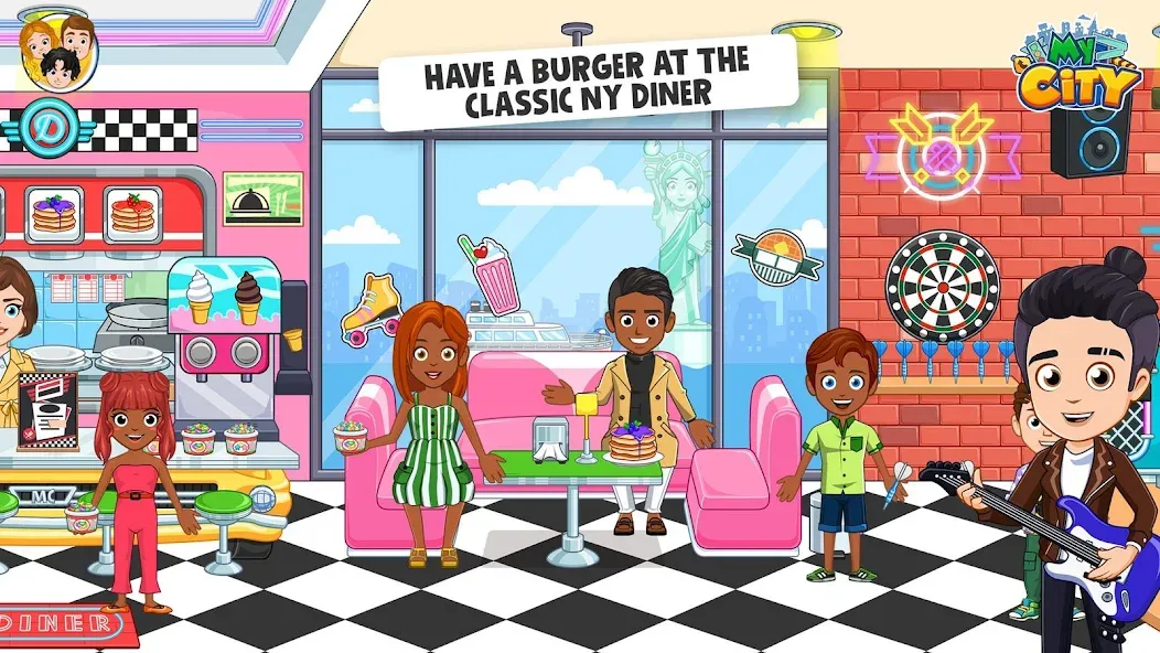 My City: NewYork Trip (Мой город) [МОД Premium] APK Android Screenshot 3