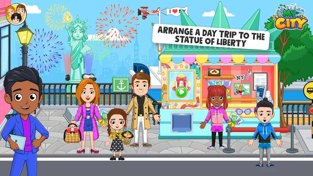 My City: NewYork Trip (Мой город) [МОД Premium] APK Android Screenshot 4