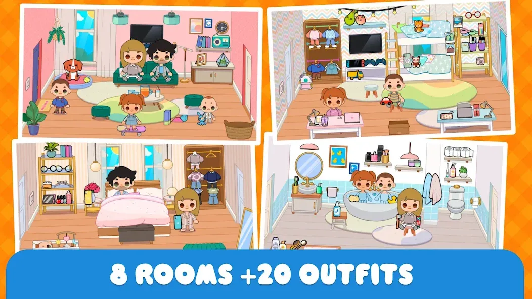 Minni Family Home - Play House (Минни Семейный дом) [МОД Бесконечные монеты] APK Android Screenshot 1