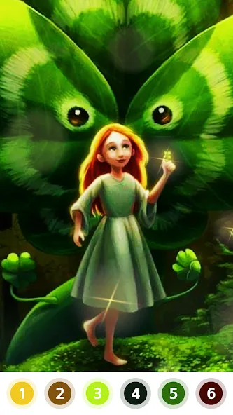 Myth & Fairy Color by Number [МОД Много денег] APK Android Screenshot 4