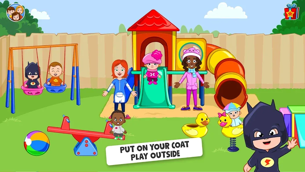 My Town : Daycare Game [МОД Много денег] APK Android Screenshot 1