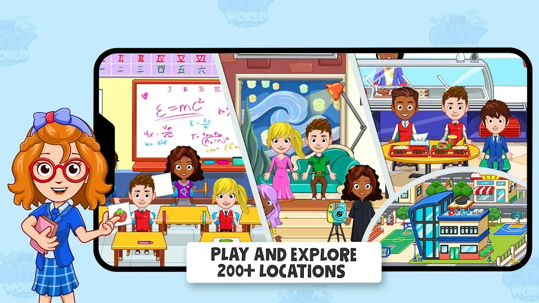 My Town World - Mega Doll City (Май Таун) [МОД Меню] APK Android Screenshot 5