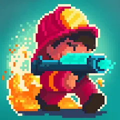 Firefighter: pixel shooter [МОД Premium] APK Android