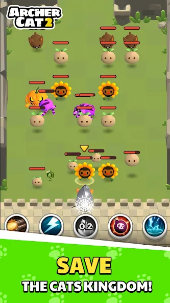 Archer Cat 2 (Арчер Кэт 2) [МОД Mega Pack] APK Android Screenshot 1
