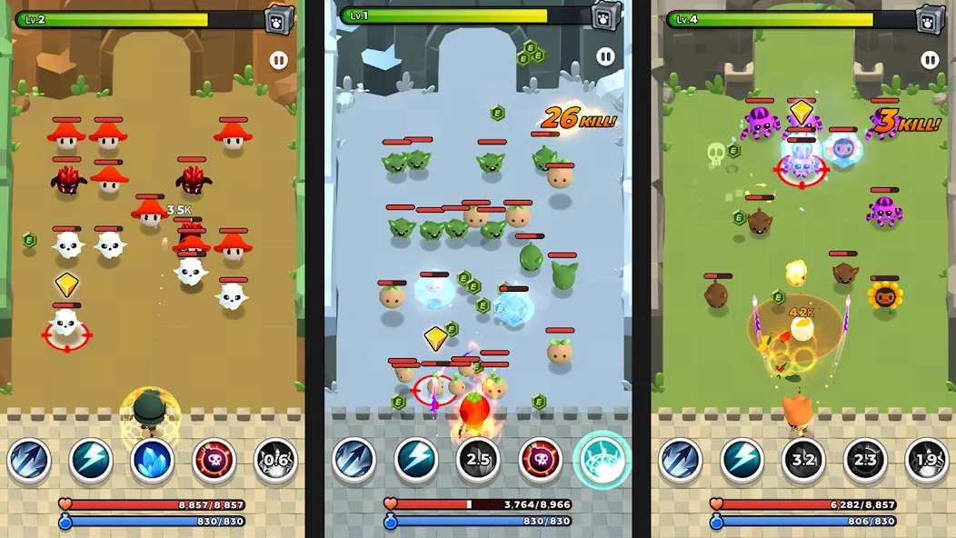 Archer Cat 2 (Арчер Кэт 2) [МОД Mega Pack] APK Android Screenshot 5