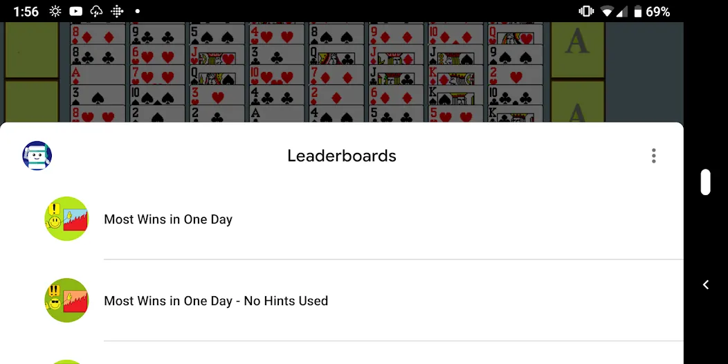 FreeCell with Leaderboards (Фрикел с таблицей лидеров) [МОД Бесконечные монеты] APK Android Screenshot 3
