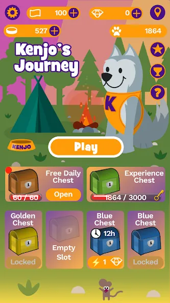 Kenjo's Journey Coin Pusher [МОД Unlocked] APK Android Screenshot 2