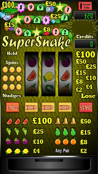 Super Snake Slot Machine [МОД Много денег] APK Android Screenshot 1